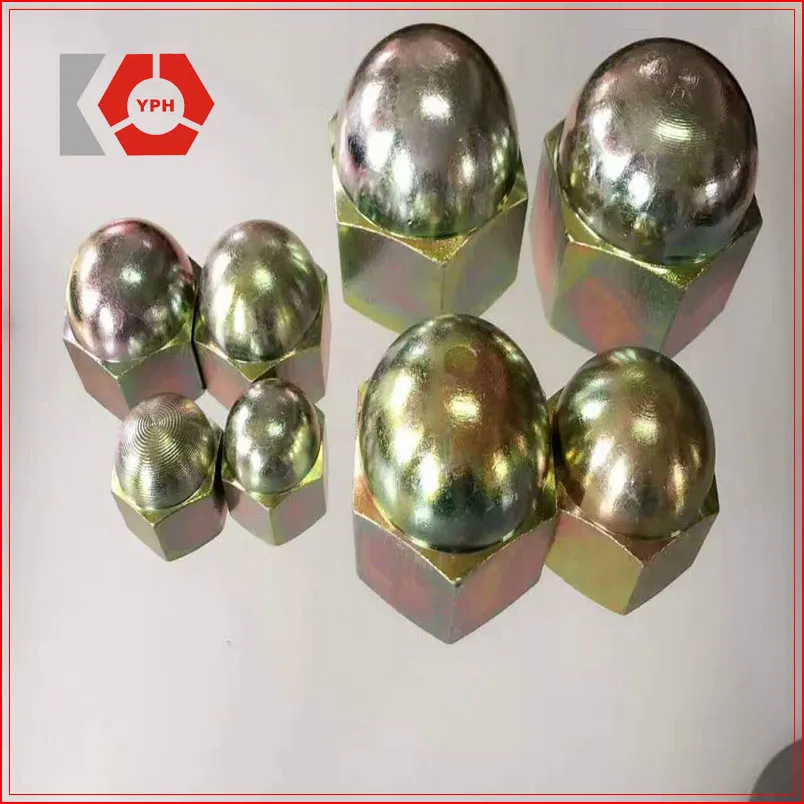 DIN 1587 Round Head with Black Zinc Hex Nuts Wholesale