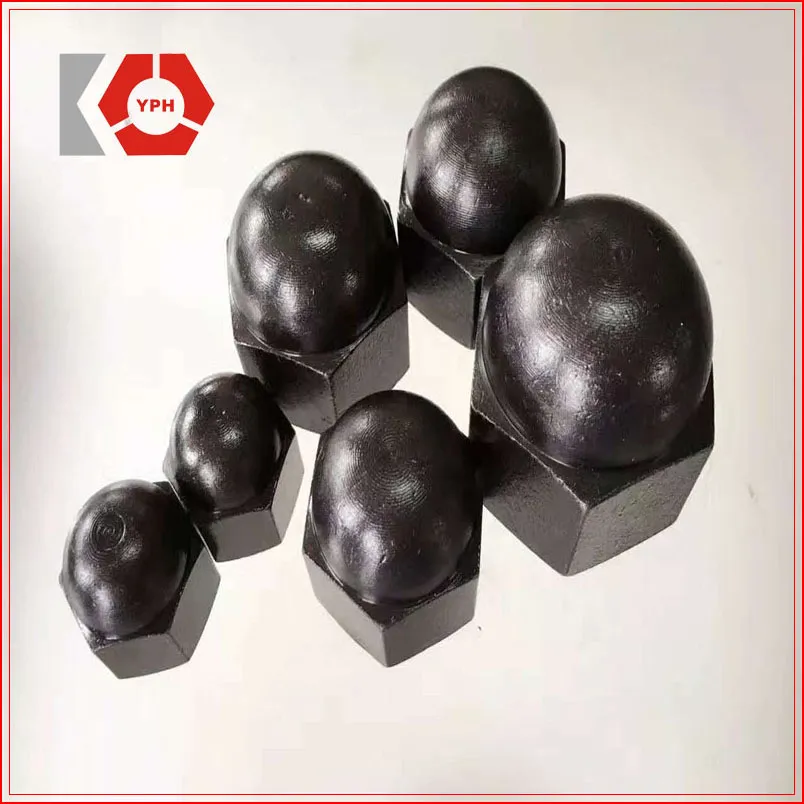 DIN 1587 Stainless Steel Hex Cap Nut Black