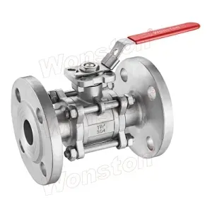 Flange End ANSI Mounting Pad 2-PC Ball Valve