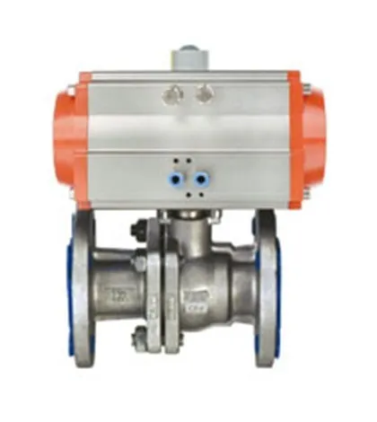 Flange Type Pneumatic Stainless Steel Ball Valve