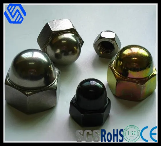 Hexagon Nut Wholesale DIN 1587 Steel Cap Nuts