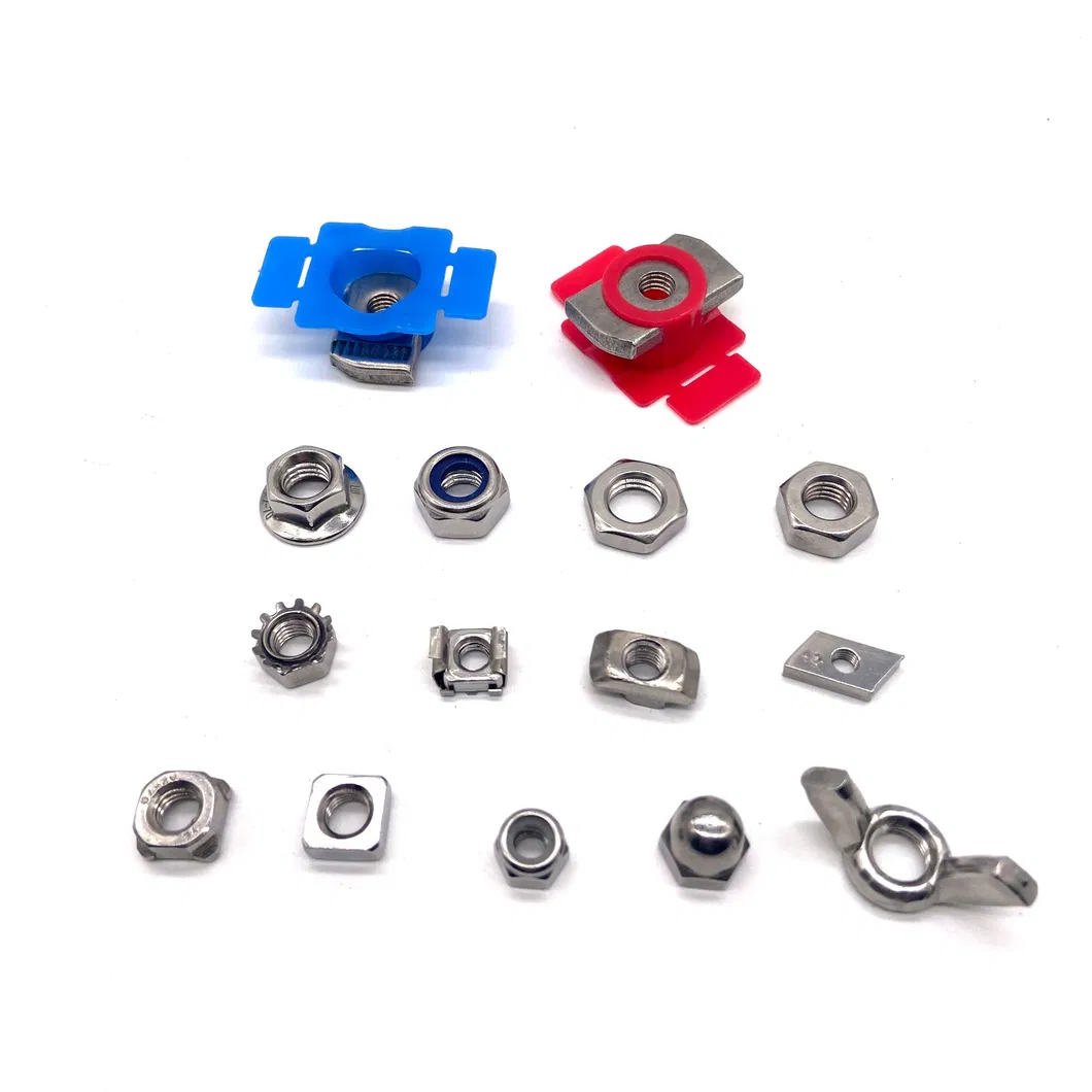 Stainless Steel Nylon Hex Dome Cap Nuts for Bolt Screws Fastener M8 Standard DIN 1587